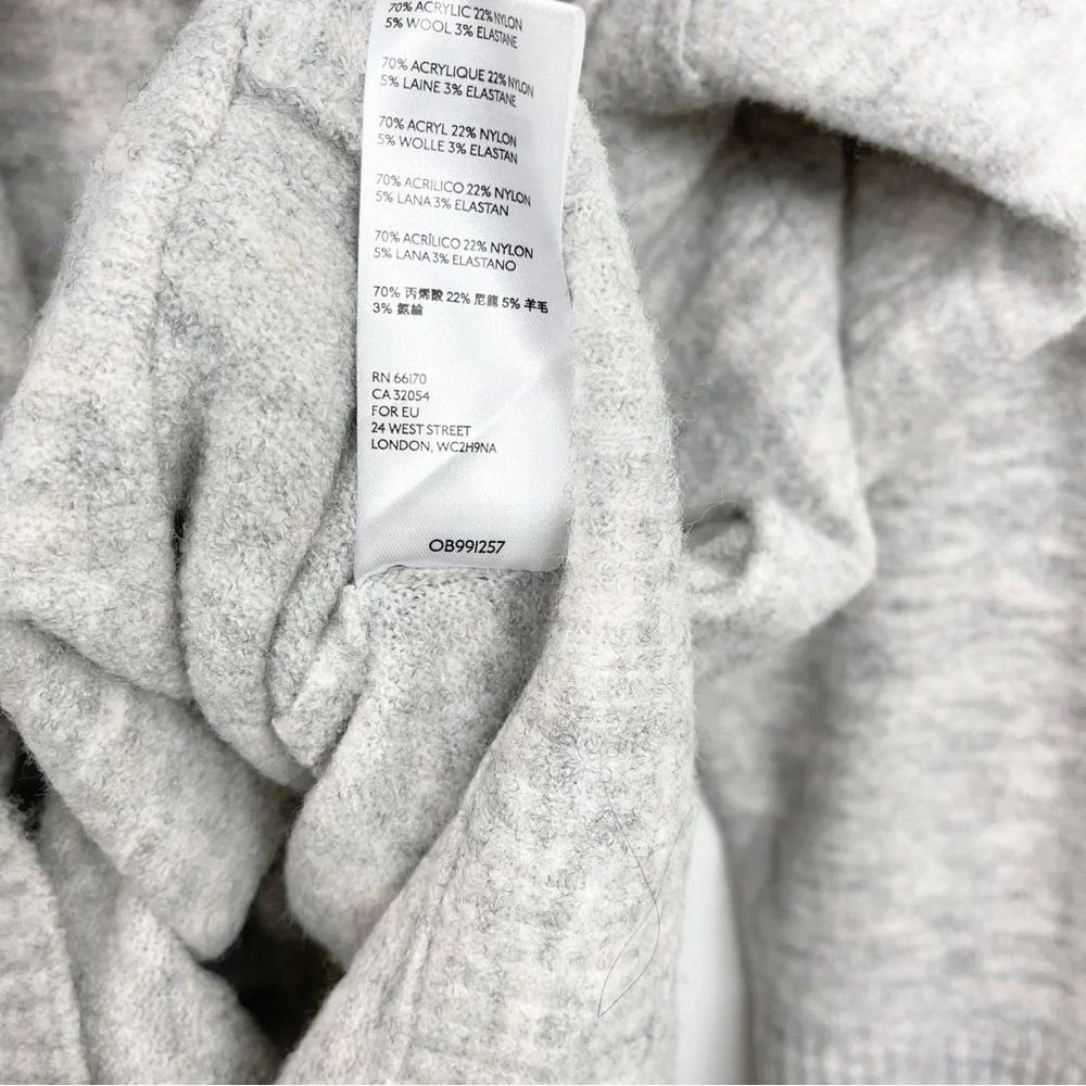 Free People Eucalypyus Heather Gray Cardigan Size XS - Picture 7 of 9